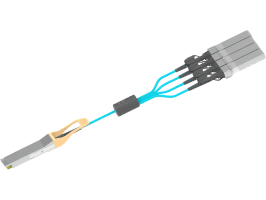 200G QSFP56ת4x 50G SFP56 AOC