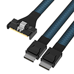 MCIO 8X ת 2*Oculink SFF-8611 