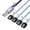 Mini SAS SFF-8088ת4SATA 7P ЧӲ