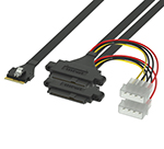 SlimSAS SFF-8654 8iתU.2 2SFF-86394P Ӳ̸